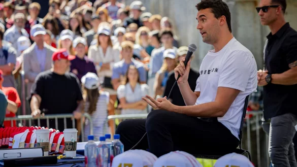 Das FBI gibt ein Update zum t&ouml;dlichen Angriff auf Charlie Kirk. (Archivbild) - &copy; Tess Crowley/The Deseret News/AP/dpa