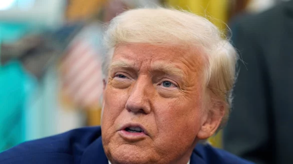 Die Beziehung zu China sei «sehr, sehr gut» - sagt US-Präsident Donald Trump. (Archivbild) - © Alex Brandon/AP/dpa