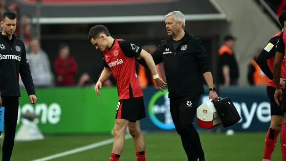 Leverkusens Florian Wirtz fehlt derzeit verletzt. - © Federico Gambarini/dpa