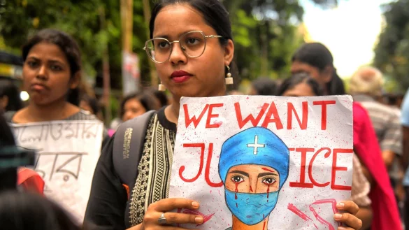 Nach offiziellen Daten wird in dem bev&ouml;lkerungsreichsten Land der Erde jede Viertelstunde ein neuer Vergewaltigungsfall gemeldet. (Archivbild) - &copy; Avishek Das/SOPA Images via ZUMA Press Wire/dpa