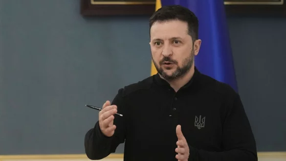 Die Ukraine hat von den USA einen neuen Entwurf über den gemeinsamen Abbau von Rohstoffen erhalten. - © Uncredited/AP/dpa