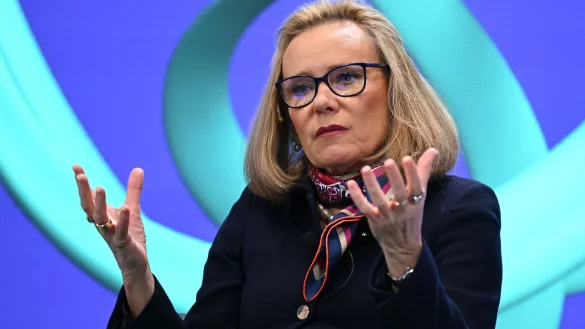 Merck-Chefin Bel&eacute;n Garijo richtet die Pharmasparte des Konzerns auf neue Therapiefelder aus (Archivbild) - &copy; Arne Dedert/dpa