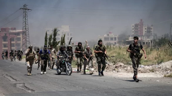 Suwaida ist seit Tagen Schauplatz neuer Gewalt in Syrien. - © Moawia Atrash/dpa