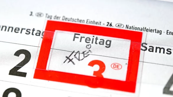 Die meisten Unternehmen in Deutschland halten laut einer Umfrage des arbeitgebernahen Forschungsinstituts IW wenig von der Einführung einer 4-Tage-Woche. (Symbolbild) - © Sina Schuldt/dpa