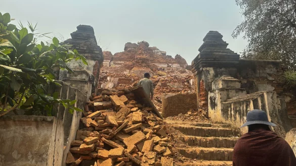 Immer noch herrscht Ungewissheit dar&uuml;ber, wie viele Menschen durch das Erdbeben get&ouml;tet wurden. - &copy; Uncredited/AP/dpa