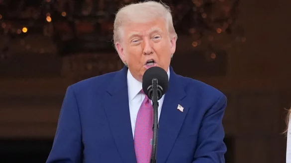 US-Pr&auml;sident Donald Trump darf die Nationalgarde im US-Bundesstaat Kalifornien vorerst weiter einsetzen. - &copy; Alex Brandon/AP/dpa