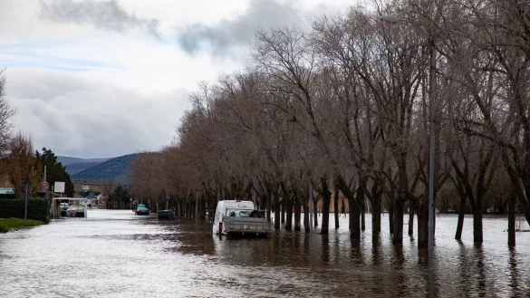 Wissenschaftler des Potsdam-Instituts f&uuml;r Klimafolgenforschung (PIK) haben &Uuml;berschwemmungen in Europa, wie hier in Spanien, untersucht. (Archivbild) - &copy; Rafael Bastante/EUROPA PRESS/dpa