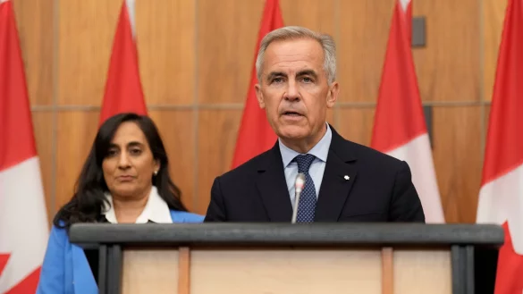 Mit seiner Entscheidung zog sich Premier Carney den Unmut der israelischen Regierung zu. - &copy; Adrian Wyld/The Canadian Press/AP/dpa