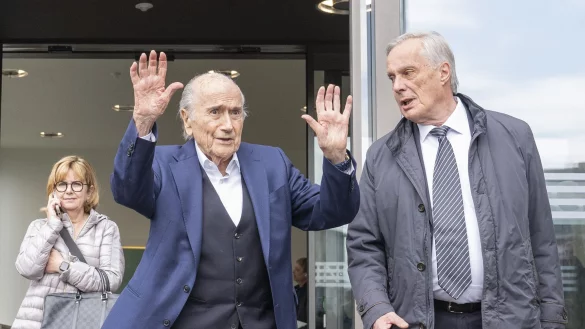 Freispruch auf der ganzen Linie für Joseph Blatter. - © Urs Flueeler/KEYSTONE/dpa