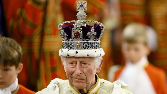 Trotz seiner Krebserkrankung nimmt der König fleißig Termine wahr. - © Hannah McKay/POOL Reuters/AP/dpa