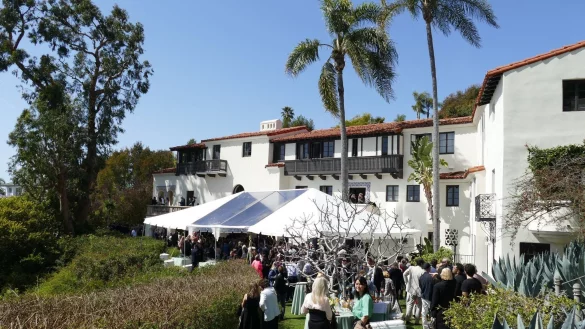 Villa Aurora: Seit 1995 ist das Haus eine St&auml;tte der Begegnung und des deutsch-amerikanischen Kulturaustauschs. Der deutsche Film feiert hier zum Beispiel seinen traditionellen Oscar-Empfang. (Foto Archiv) - &copy; Barbara Munker/dpa