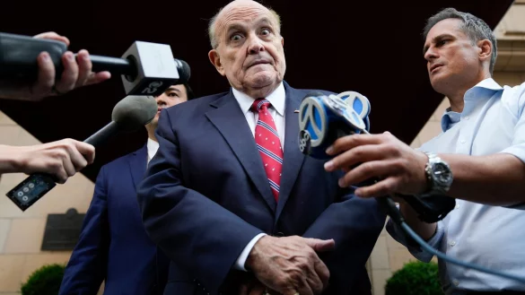 Der einstige New Yorker B&uuml;rgermeister Rudy Giuliani hat einen Millionen-Dollar-Rechtsstreit beigelegt. (Archivbild) - &copy; Seth Wenig/AP/dpa