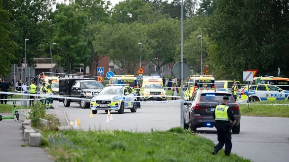 Medienberichten zufolge fand ein Freitagsgebet in der Moschee statt, als es zu dem Vorfall kam. - © Filip Grönroos/TT NEWS AGENCY/AP/dpa