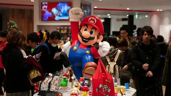 Die Switch-Konsolen sind die Basis für das Geschäft von Nintendo. (Archivbild) - © Jae C. Hong/AP/dpa