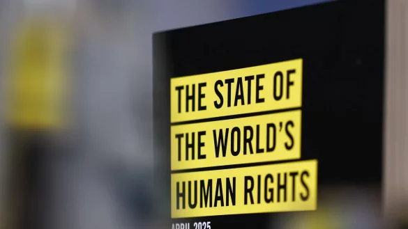 Die Menschenrechtsorganisation Amnesty International zeichnet ein d&uuml;steres Zukunftsbild. - &copy; Hannes P. Albert/dpa