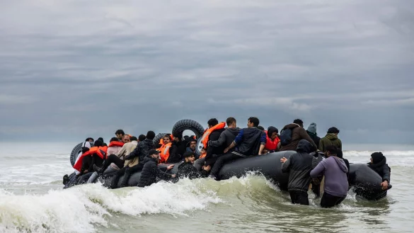 Die Zahl der Bootsmigranten ist im vergangenen Jahr wieder gestiegen. (Archivbild) - &copy; Sameer Al-Doumy/AFP/dpa