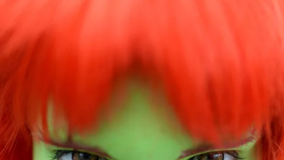 Karneval, Halloween, Cosplay-Convention: Bei diesen Events sind oft Spa&szlig;-Kontaktlinsen zu sehen. - &copy; Hendrik Schmidt/dpa/dpa-tmn