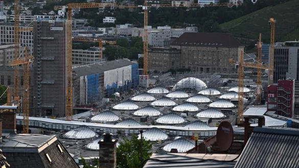 Der neue Tiefbahnhof in der Stuttgarter Innenstadt soll vermutliche Ende 2026 teilweise in Betrieb gehen. (Archivbild) - &copy; Bernd Wei&szlig;brod/dpa