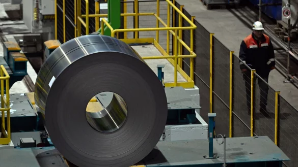 Die angekündigten US-Strafzölle auf Stahl und Aluminium würden nach Einschätzung von Thyssenkrupp «nur einen sehr begrenzten Einfluss» auf die eigenen Geschäfte haben. (Archivbild) - © Federico Gambarini/dpa