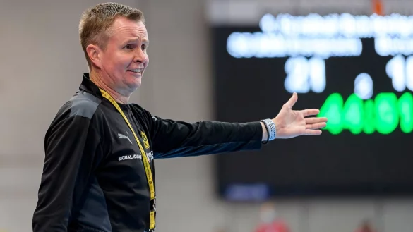 Der DHB und Trainer André Fuhr haben sich in einem Mediationsverfahren geeinigt. - © Marco Wolf/wolf-sportfoto/dpa