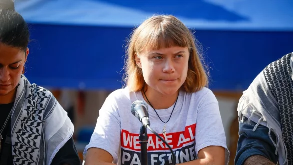 Greta Thunberg weist alle Antisemitismus-Vorwürfe zurück. - © Kike Rincón/EUROPA PRESS/dpa