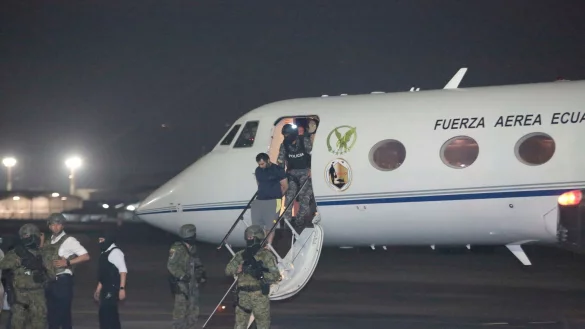 Nach einem Gefängnisausbruch war der Drogenboss im Juni in der Küstenstadt Manta, seinem Geburtsort, gefasst worden. (Archiv) - © Joffre Flores/AP/dpa