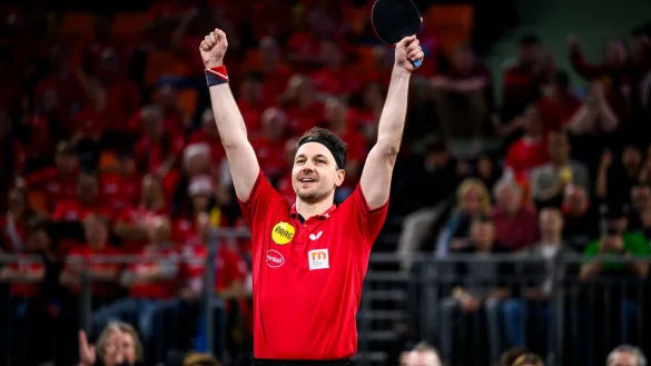 Will zum Abschied noch einmal jubeln: Tischtennis-Legende Timo Boll. - © Tom Weller/dpa