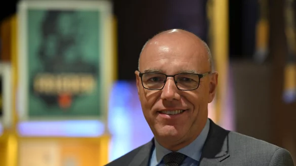 Harald Biermann, Pr&auml;sident des Hauses der Geschichte in Bonn, hat best&auml;tigt, dass der Bierdeckel, den G&uuml;nther Jauch im Fernsehstudio fallen lie&szlig;, unbesch&auml;digt ist (Archivbild). - &copy; Federico Gambarini/dpa