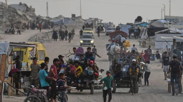 Israels Milit&auml;r soll die Stadt Gaza im Norden einnehmen. (Archivbild) - &copy; Jehad Alshrafi/AP/dpa