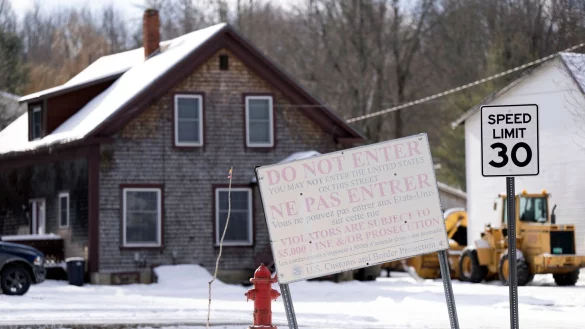 An der US-Grenze zu Kanada hat eine bizarre Kriminalgeschichte ihren Anfang gefunden - der eigentlich gar nicht der Anfang war. (Archivbild) - &copy; Christinne Muschi/The Canadian Press/AP/dpa
