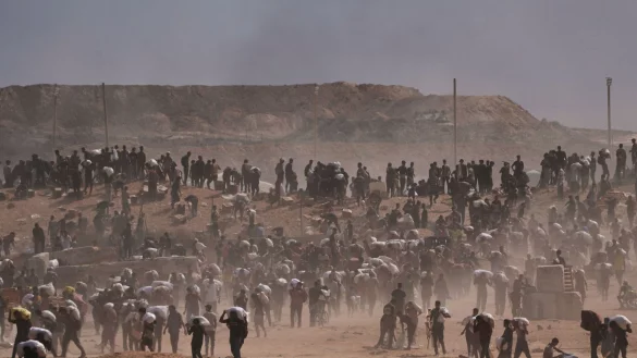 Berichten zufolge m&ouml;chte Israels Ministerpr&auml;sident Netanjahu nunmehr den ganzen Gazastreifen einnehmen. - &copy; Abdel Kareem Hana/AP/dpa