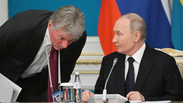 Kremlsprecher Peskow sieht einen Wendepunkt mit dem Anruf Trumps an Putin erreicht. (Archivbild) - &copy; Ramil Sitdikov/Pool Sputnik Kremlin/AP/dpa