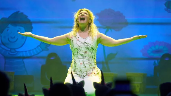 Simone Sommerland genie&szlig;t ihre Live-Auftritte: &laquo;Ich versuche allen eine gute Zeit zu bereiten.&raquo; - &copy; Bernd Thissen/dpa