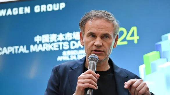 VW-Chef Blume will sich auf dem herausfordernden Automarkt in China nicht geschlagen geben. (Archivbild) - &copy; Johannes Neudecker/dpa