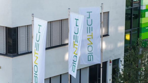 In Mainz sitzt Biontech in der Stra&szlig;e &laquo;An der Goldgrube&raquo;, das stand sinnbildlich f&uuml;r die Milliardengewinne - damit ist es schon eine Weile vorbei (Archivbild). - &copy; Andreas Arnold/dpa