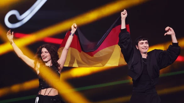 Nach vielen Pleiten hoffte Deutschland mit dem Geschwister-Duo Abor & Tynna auf eine bessere Platzierung. - © Jens Büttner/dpa