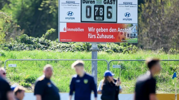 Auch D&uuml;ren verl&auml;sst die Regionalliga. - &copy; Christoph Reichwein/dpa
