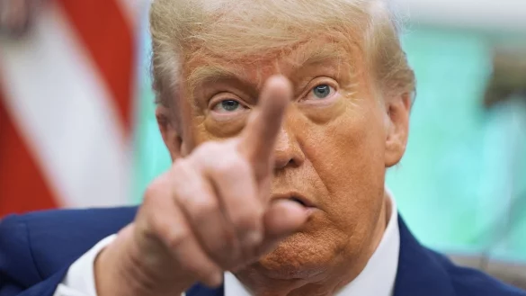 US-Pr&auml;sident Trump gratuliert dem Papst. - &copy; Evan Vucci/AP/dpa