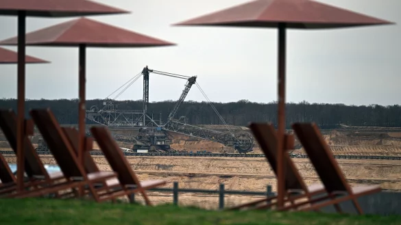 Das Oberverwaltungsgericht in Münster hat die Rodung eines Waldstücks am Braunkohletagebau Hambach erlaubt und einen Eilantrag des BUND Landesverband NRW abgelehnt. (Archivbild) - © Federico Gambarini/dpa