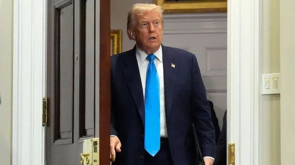 US-Präsident Trump: Verlängerung für Mexiko. - © Mark Schiefelbein/AP/dpa