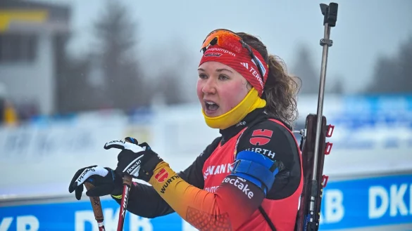 Selina Grotian holt ihre n&auml;chste Topplatzierung. - &copy; Martin Schutt/dpa