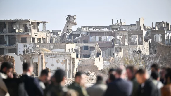 Die EU will mit der Lockerung von Sanktionen den Wiederaufbau Syriens unterstützen. (Archivbild) - © Sebastian Gollnow/dpa