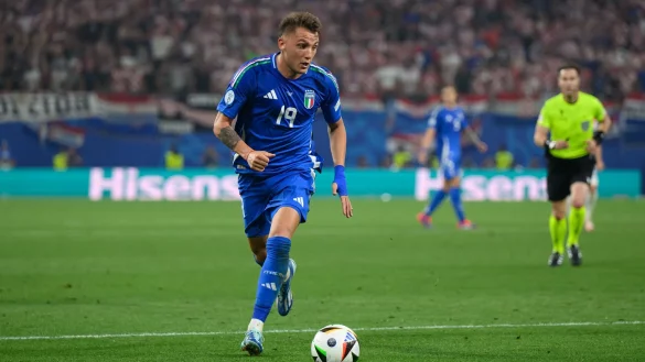 Italiens Stürmer Mateo Retegui fällt für die Länderspiele der Nations League gegen Deutschland aus. - © Robert Michael/dpa