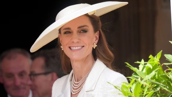 Erst am Wochenende hatte sich Kate mit ihren Kindern in der Öffentlichkeit gezeigt. (Archivbild) - © Yui Mok/PA Pool/AP/dpa