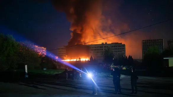 Die ukrainische Gro&szlig;stadt Charkiw ist immer wieder Ziel russischer Luftangriffe. (Archivbild) - &copy; Cedar Barnes/ZUMA Press Wire/dpa