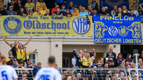 Nach beleidigenden &Auml;u&szlig;erungen von der Trib&uuml;ne wurde die Partie kurzzeitig unterbrochen. - &copy; Jan Woitas/dpa