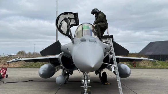 Eine franz&ouml;sische Rafale war am ersten Einsatz von Eastern Sentry beteiligt. (Archivbild) - &copy; Ansgar Haase/dpa