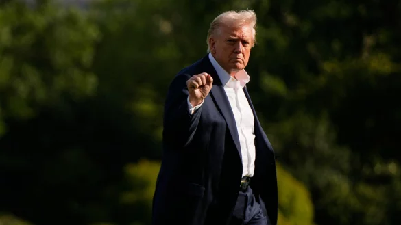 Trump will das milit&auml;rische Eingreifen in US-St&auml;dten ausweiten. - &copy; Julia Demaree Nikhinson/AP/dpa