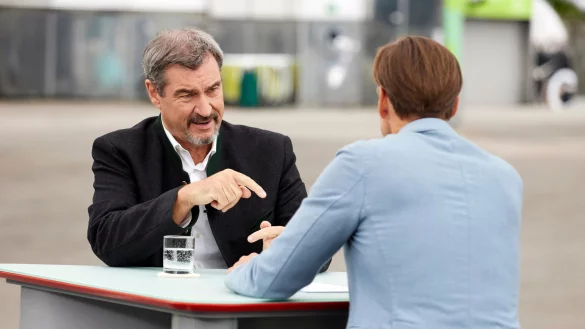 Die AfD liegt in Umfragen derzeit bei 25 Prozent und damit nur knapp hinter der Union. - &copy; Sebastian Arlt/ZDF/dpa