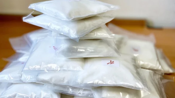 Die auch &laquo;Special K&raquo; oder &laquo;K&raquo; genannte Substanz wird meist als wei&szlig;es Pulver geschnupft. - &copy; ---/Hauptzollamt Krefeld/dpa